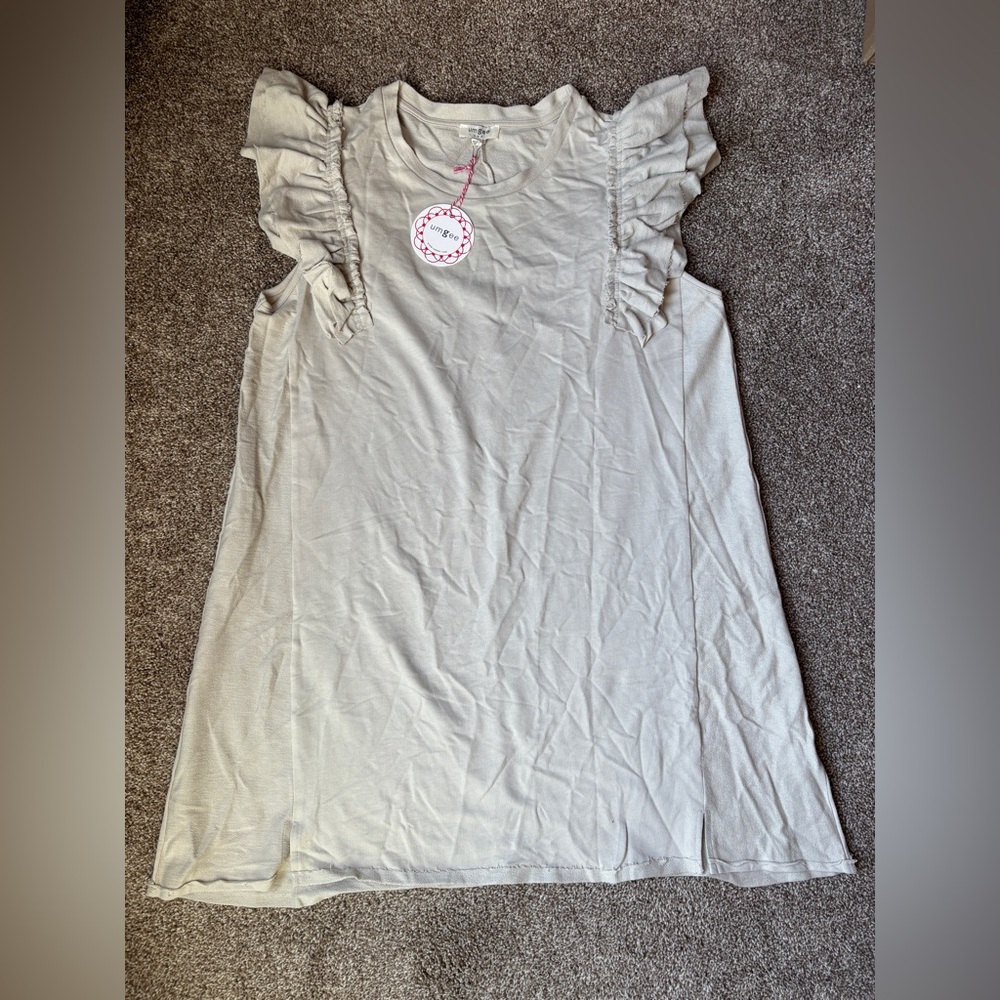 Umgee Ruffle Sleeve Dress